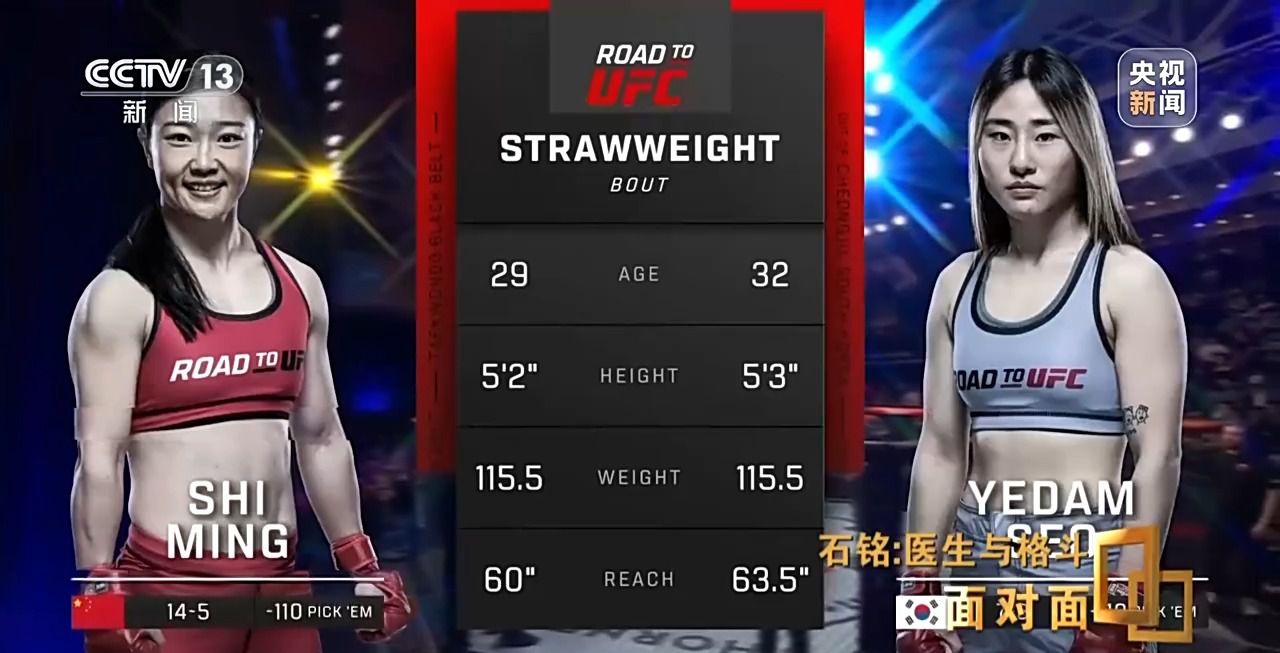 中医生石铭UFC首秀夺冠 成为第16位签约选手