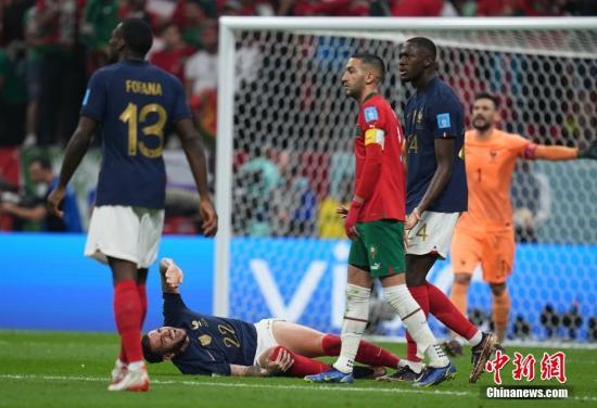 法国队2-0力克黑马摩洛哥晋级决赛