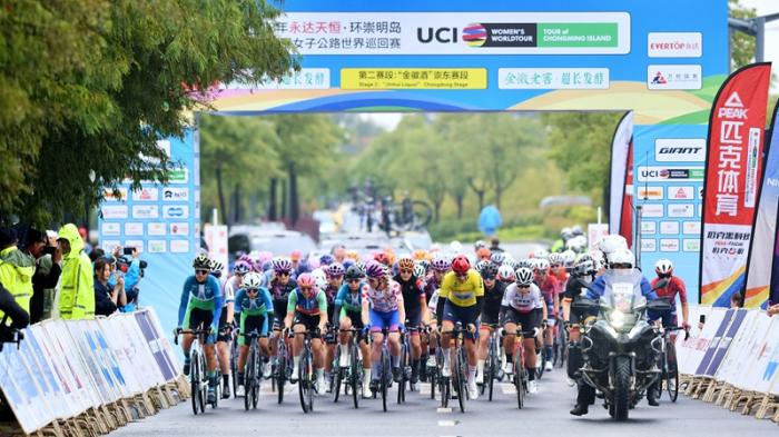 环崇明岛女子赛第二赛段